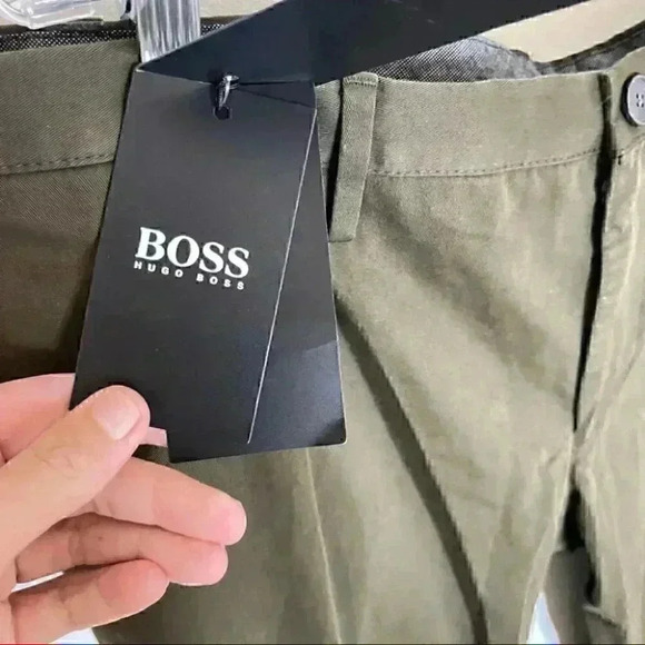 NWT Hugo Boss Stanino Suit Trousers in Brown - Picture 7 of 9